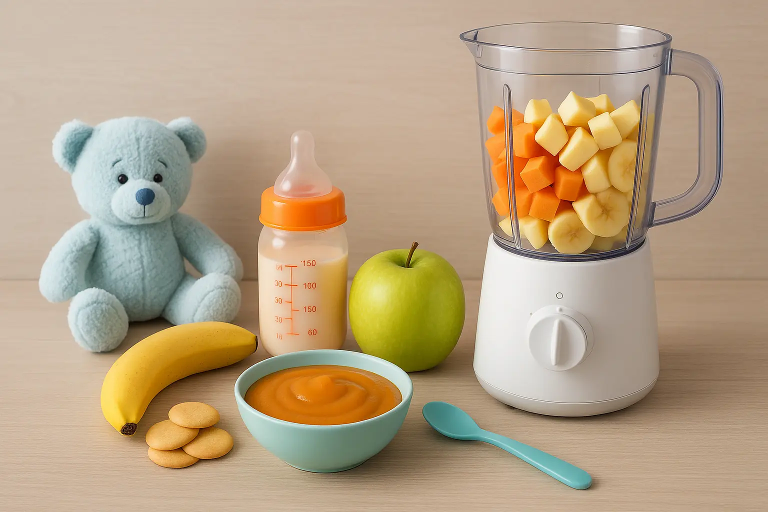 Blender ile Bebek Maması Hazırlamak İçin Gerekli Malzemeler Nelerdir?